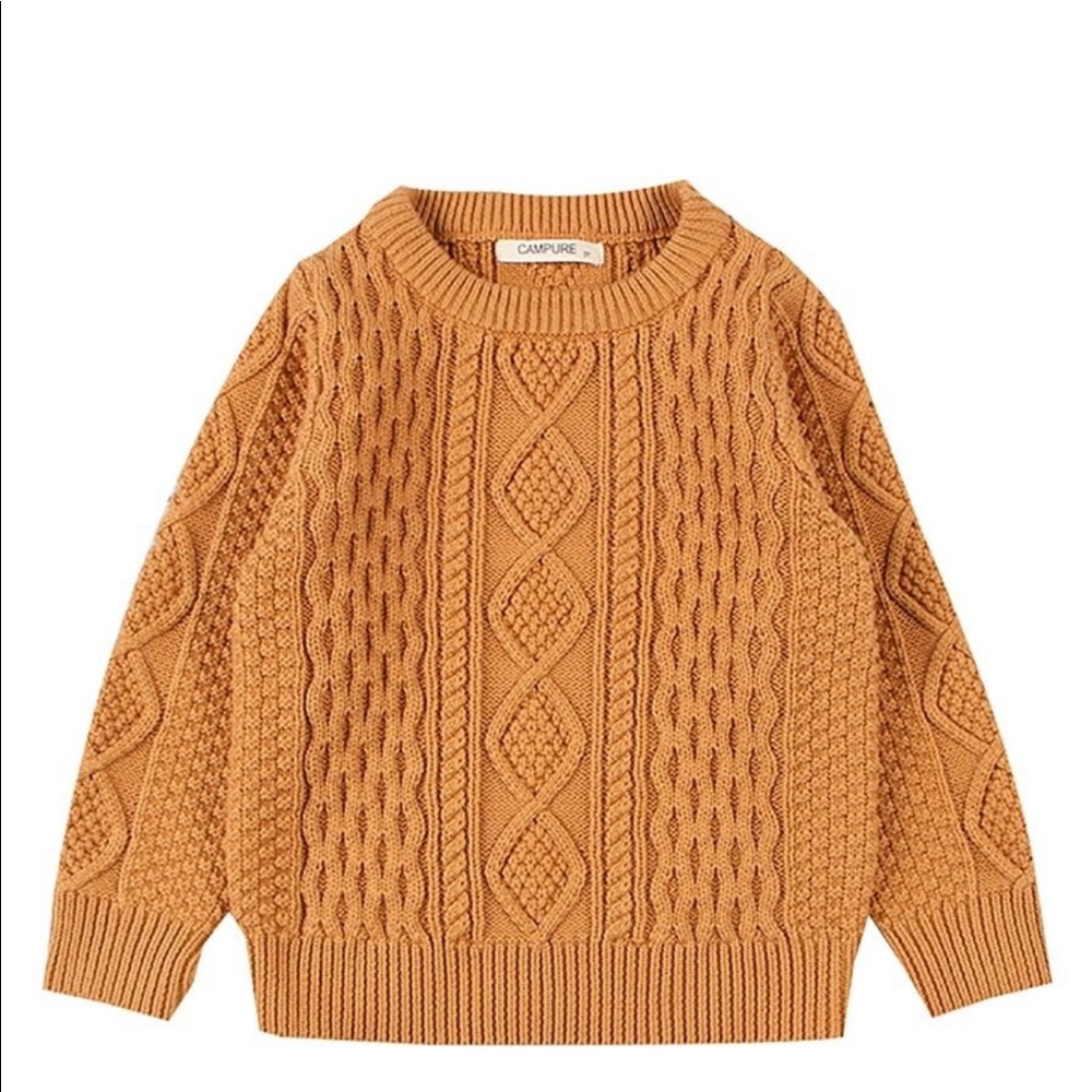 Caramel Crotchet Sweater